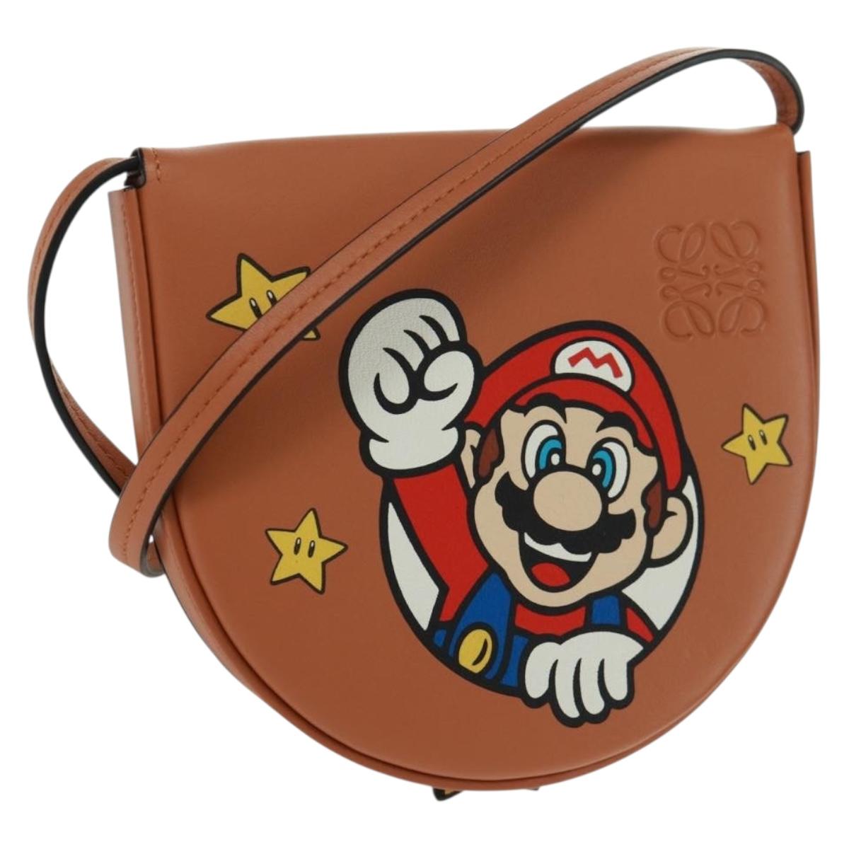 LOEWE PARCO Collaboration Only To 50 Pieces Worldwide Mario Bag Auth SW2124SM