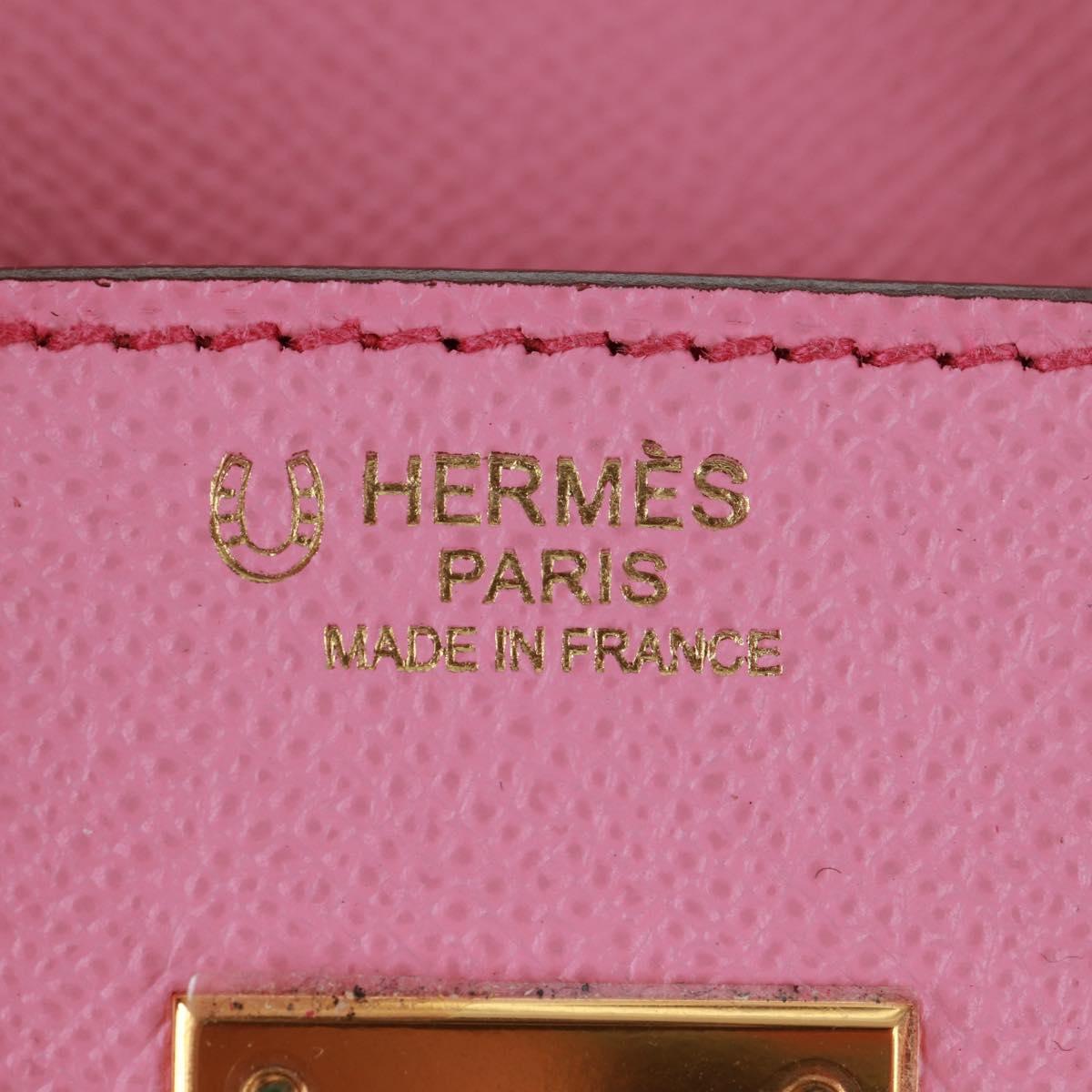 HERMES Birkin 30 Bag Leather SPO Gold Rose Confetti x Rose Tyrian Auth SW2128SM