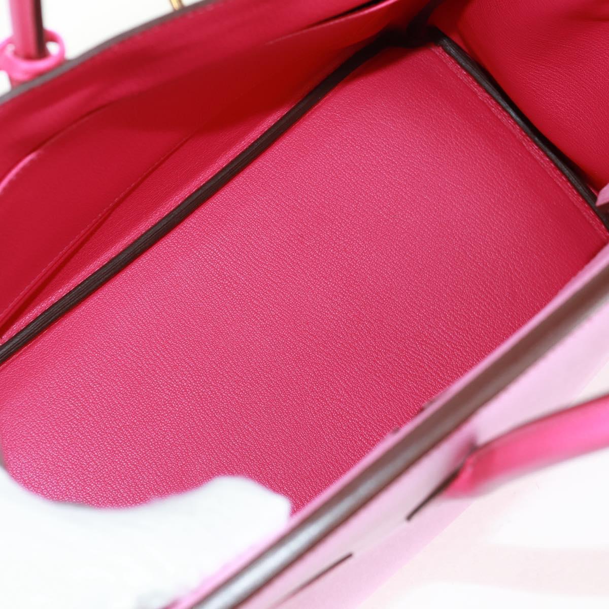 HERMES Birkin 30 Bag Leather SPO Gold Rose Confetti x Rose Tyrian Auth SW2128SM