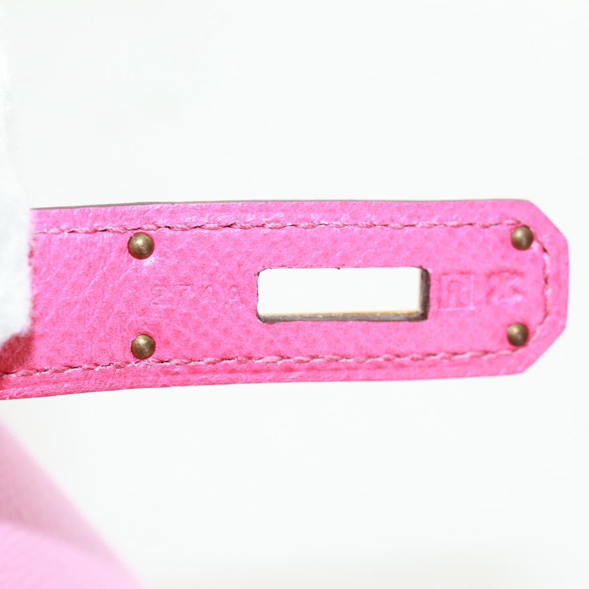 HERMES Birkin 30 Bag Leather SPO Gold Rose Confetti x Rose Tyrian Auth SW2128SM