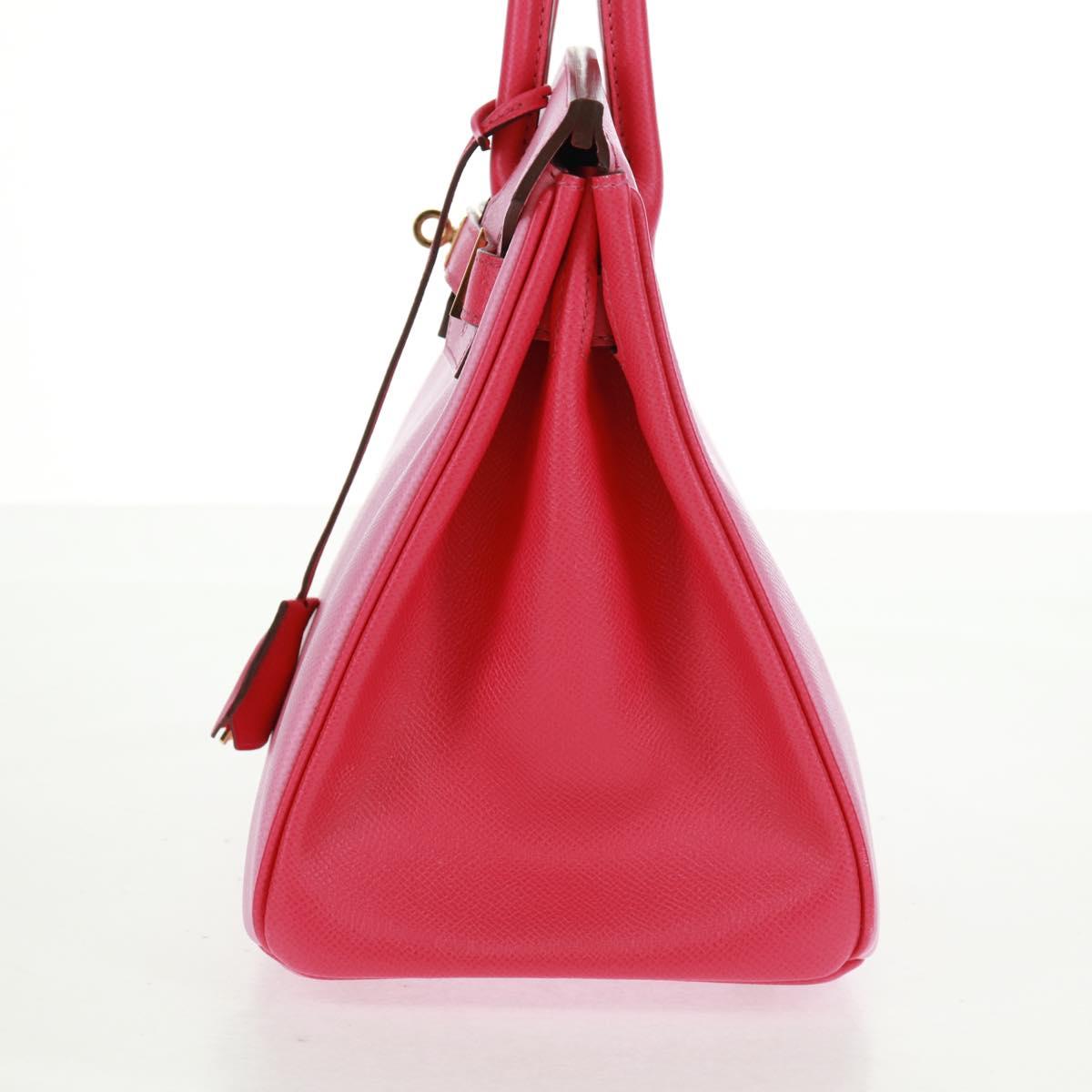 HERMES Birkin 30 Bag Leather SPO Gold Rose Confetti x Rose Tyrian Auth SW2128SM