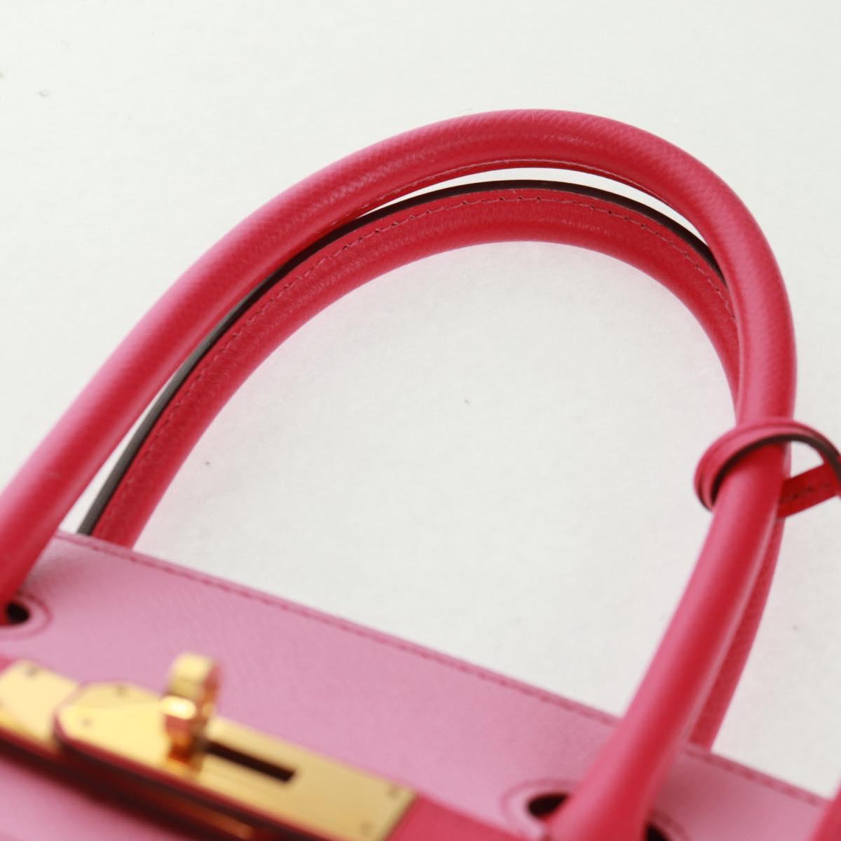 HERMES Birkin 30 Bag Leather SPO Gold Rose Confetti x Rose Tyrian Auth SW2128SM