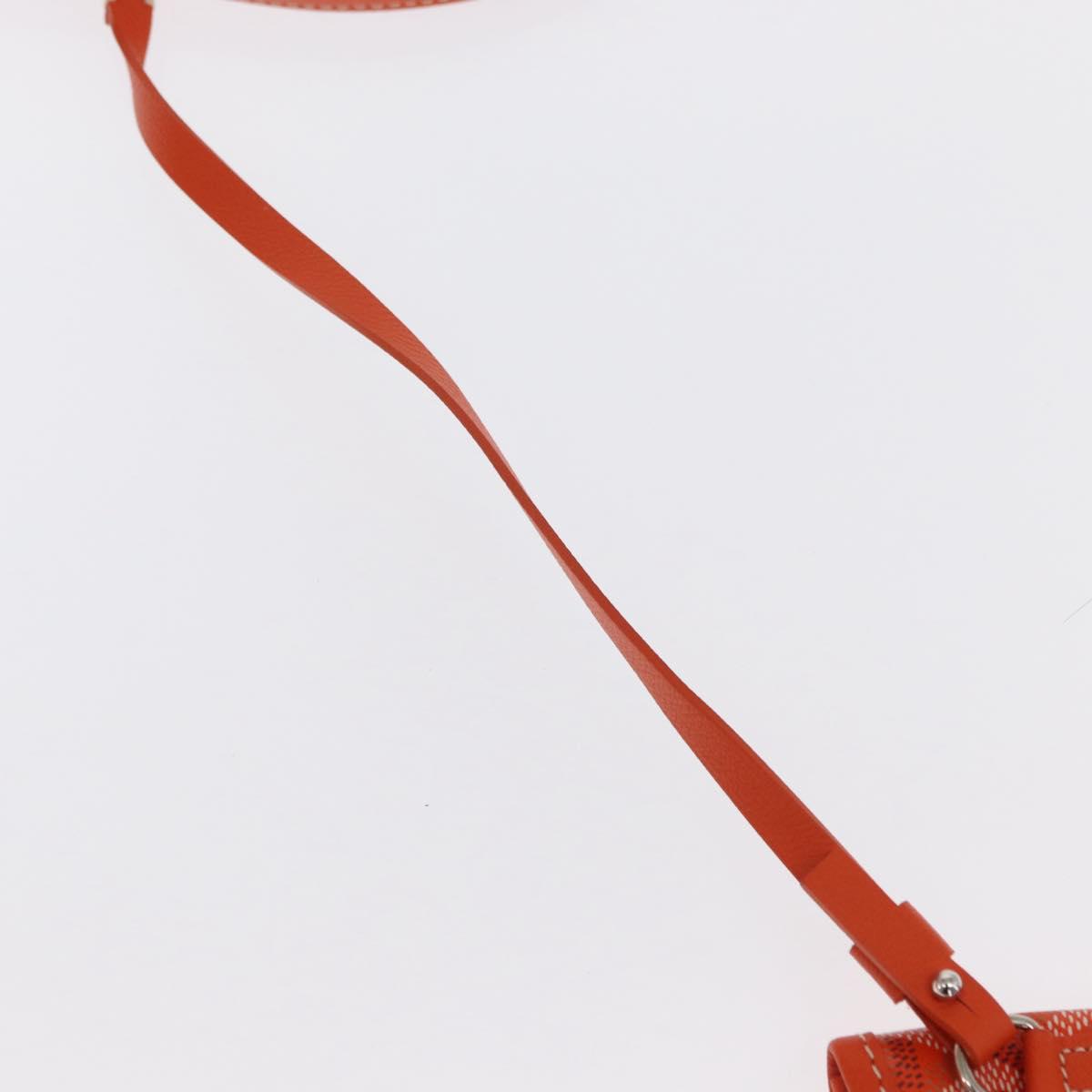 GOYARD Herringbone Saint Louis PM Tote Bag PVC Orange Auth SW2131SM