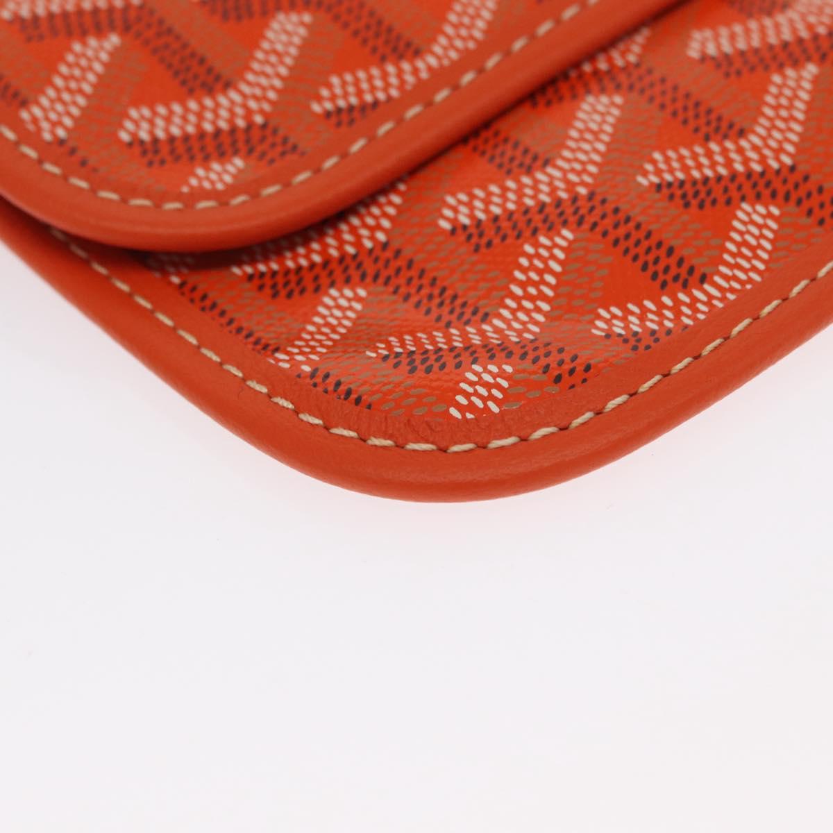 GOYARD Herringbone Saint Louis PM Tote Bag PVC Orange Auth SW2131SM