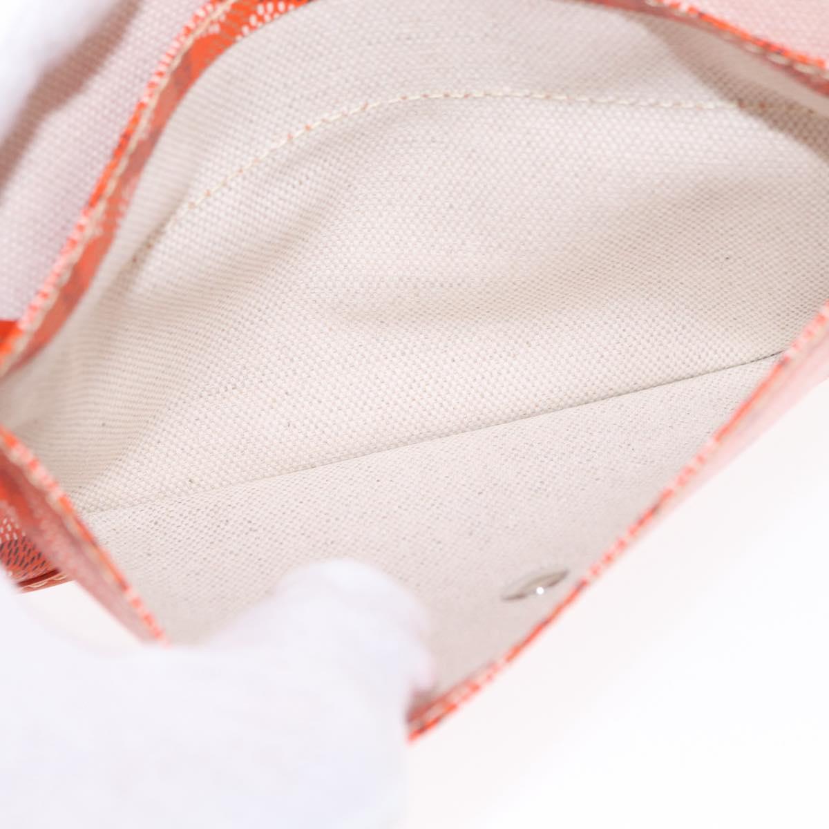 GOYARD Herringbone Saint Louis PM Tote Bag PVC Orange Auth SW2131SM