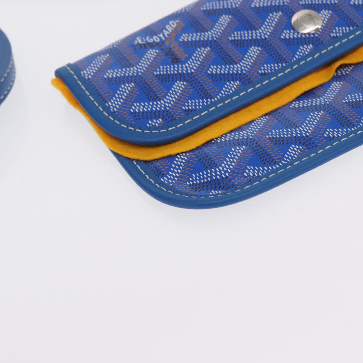 GOYARD Herringbone Saint Louis GM Tote Bag PVC Blue Auth SW2133SM