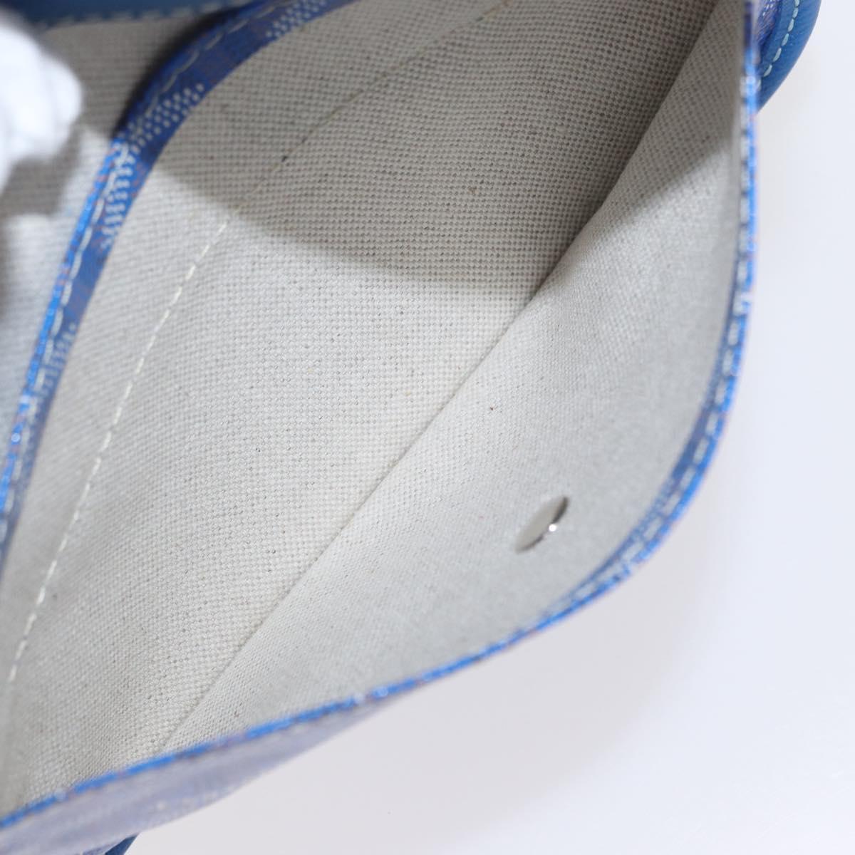 GOYARD Herringbone Saint Louis GM Tote Bag PVC Blue Auth SW2133SM