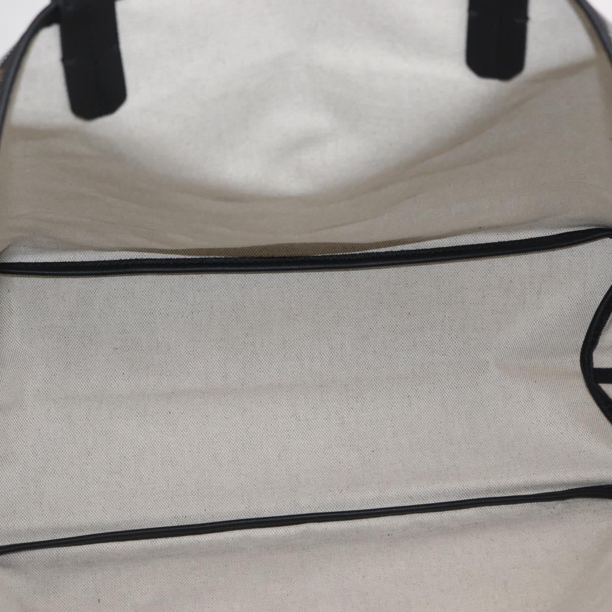 GOYARD Herringbone Saint Louis PM Tote Bag PVC Black Auth SW2134SM