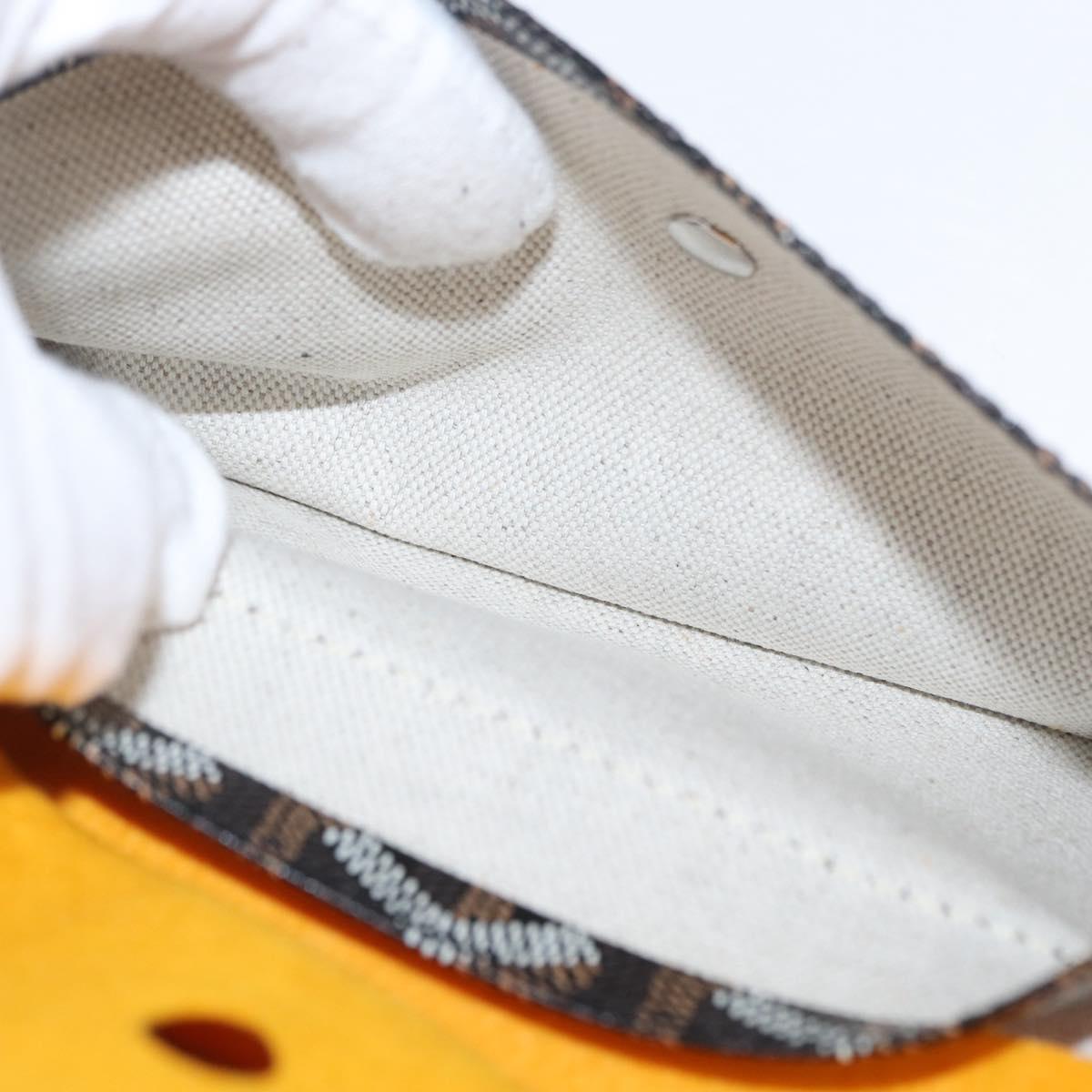 GOYARD Herringbone Saint Louis PM Tote Bag PVC Black Auth SW2134SM