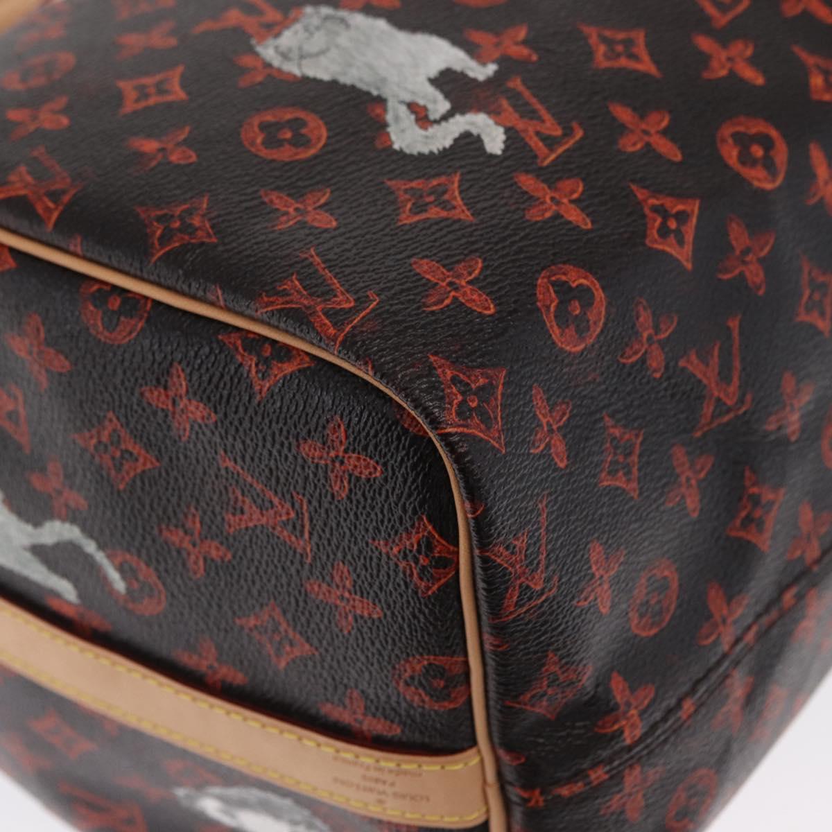 LOUIS VUITTON Catgram Speedy Bandouliere 30 Hand Bag M44401 LV Auth SW2136SM