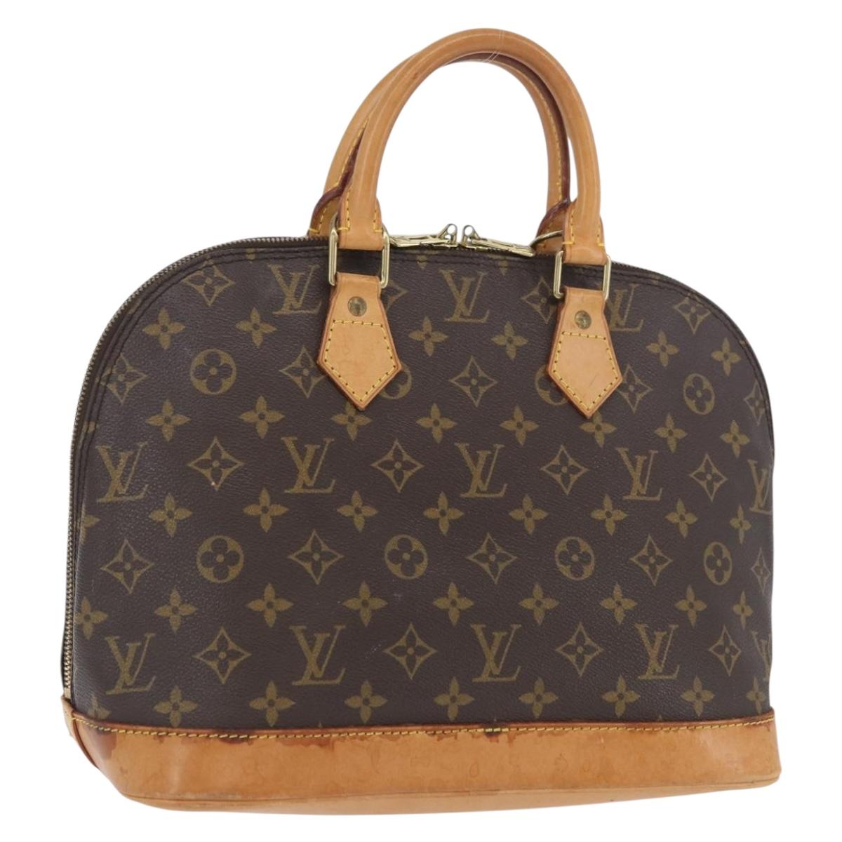 LOUIS VUITTON Monogram Alma Hand Bag M51130 LV Auth SW2140