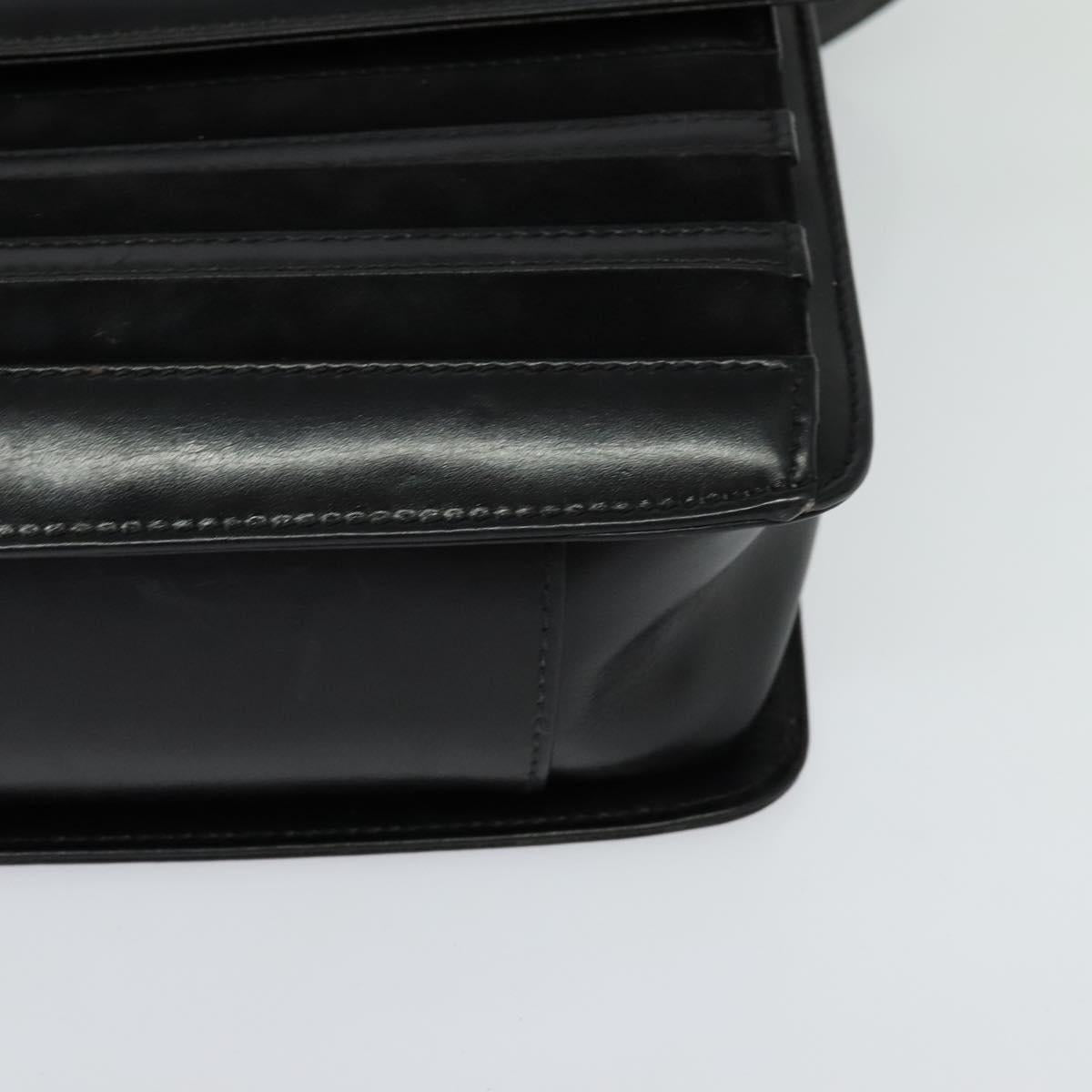 GUCCI Shoulder Bag Leather Black 001 109 1314 Auth sw215