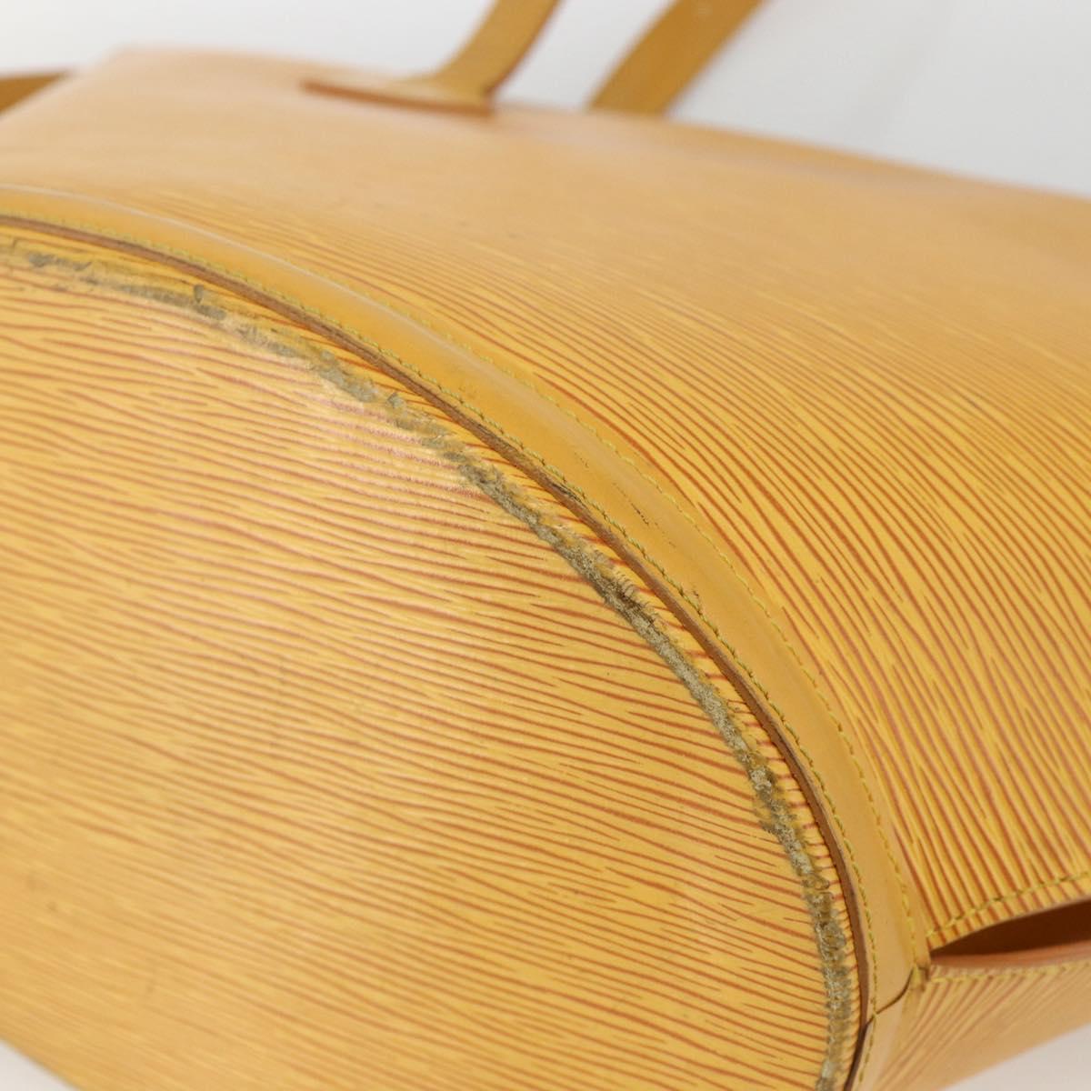 LOUIS VUITTON Epi Saint Jacques Shopping Bag Yellow M52269 LV Auth SW2167