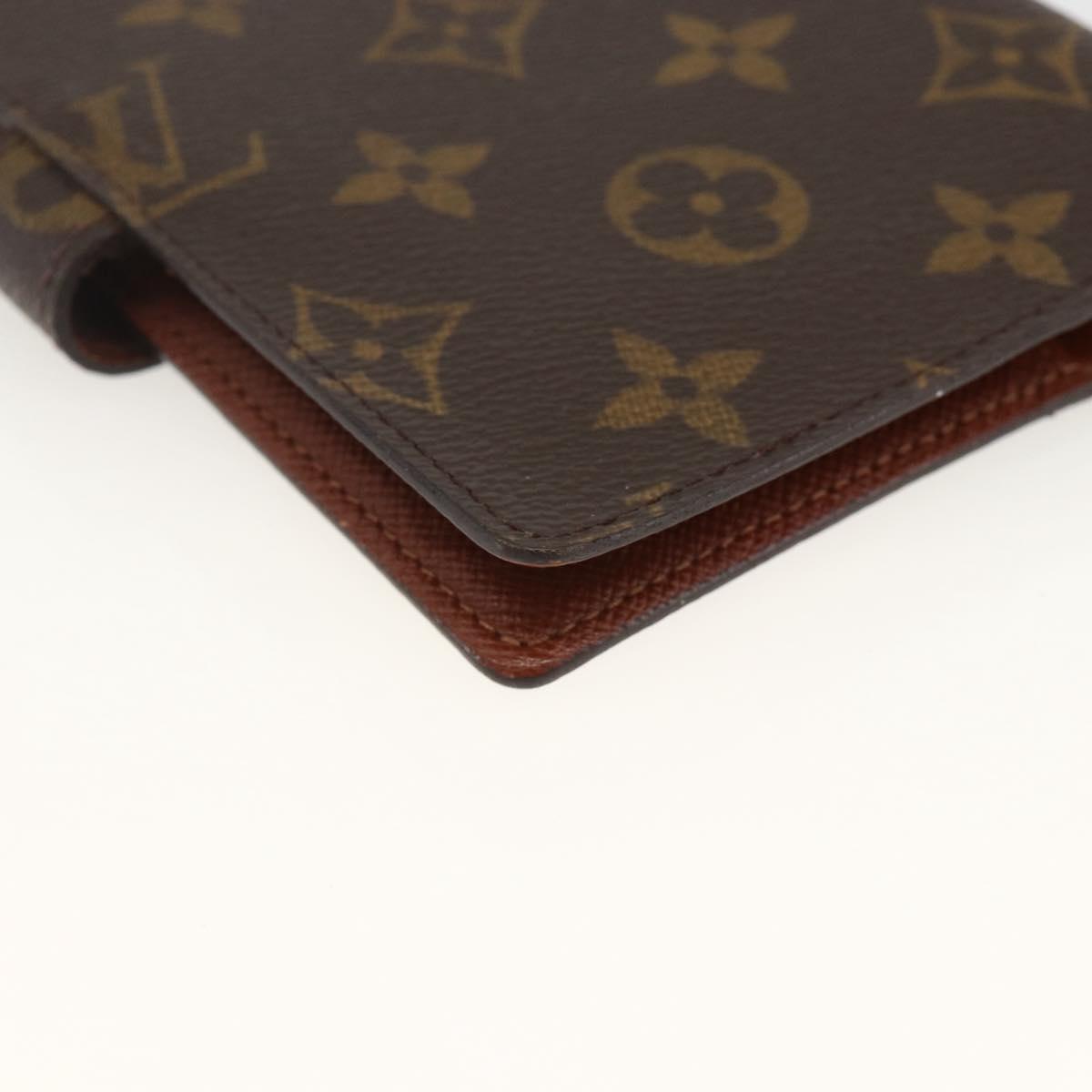 LOUIS VUITTON Monogram Agenda PM Day Planner Cover R20005 LV Auth SW2193