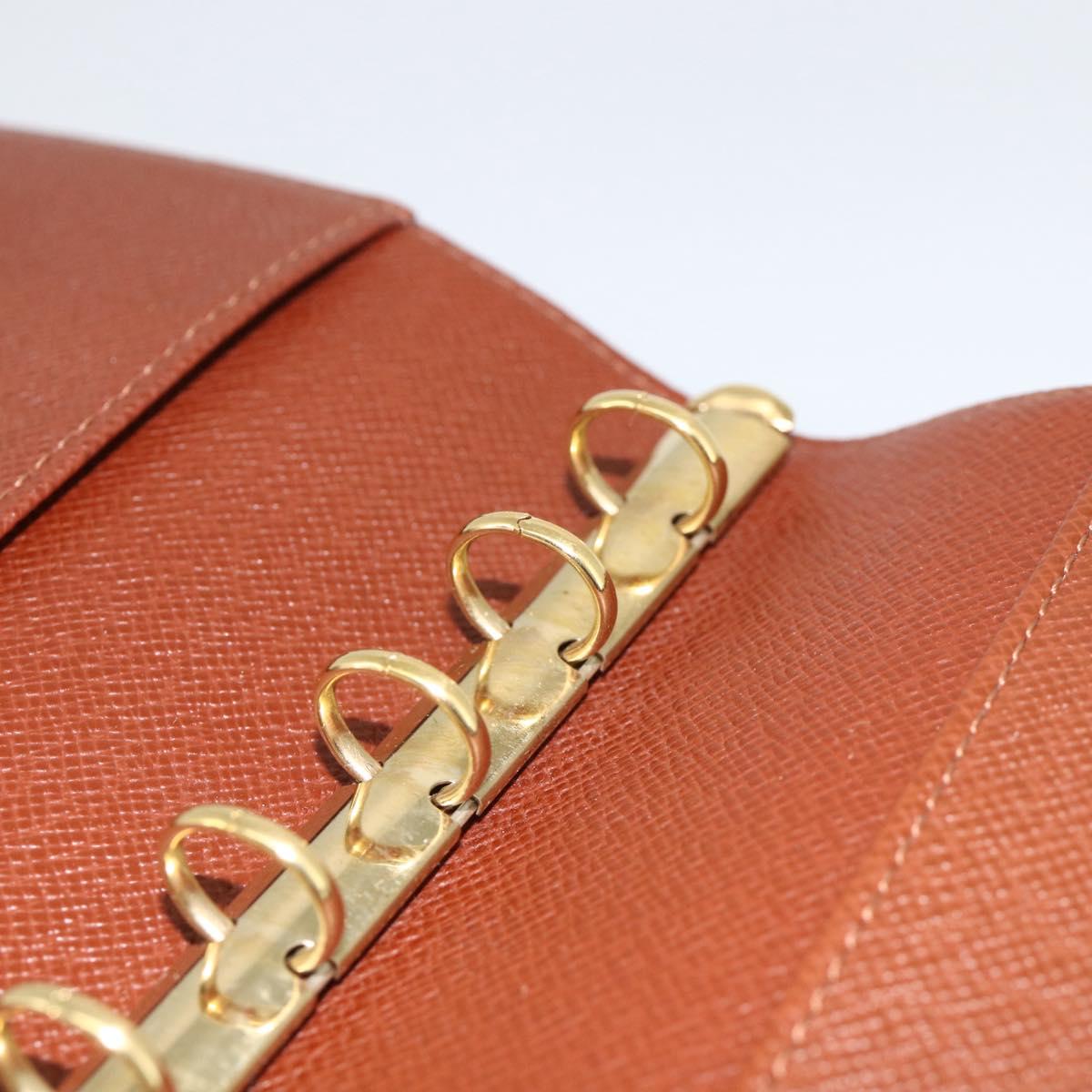 LOUIS VUITTON Monogram Agenda PM Day Planner Cover R20005 LV Auth SW2193
