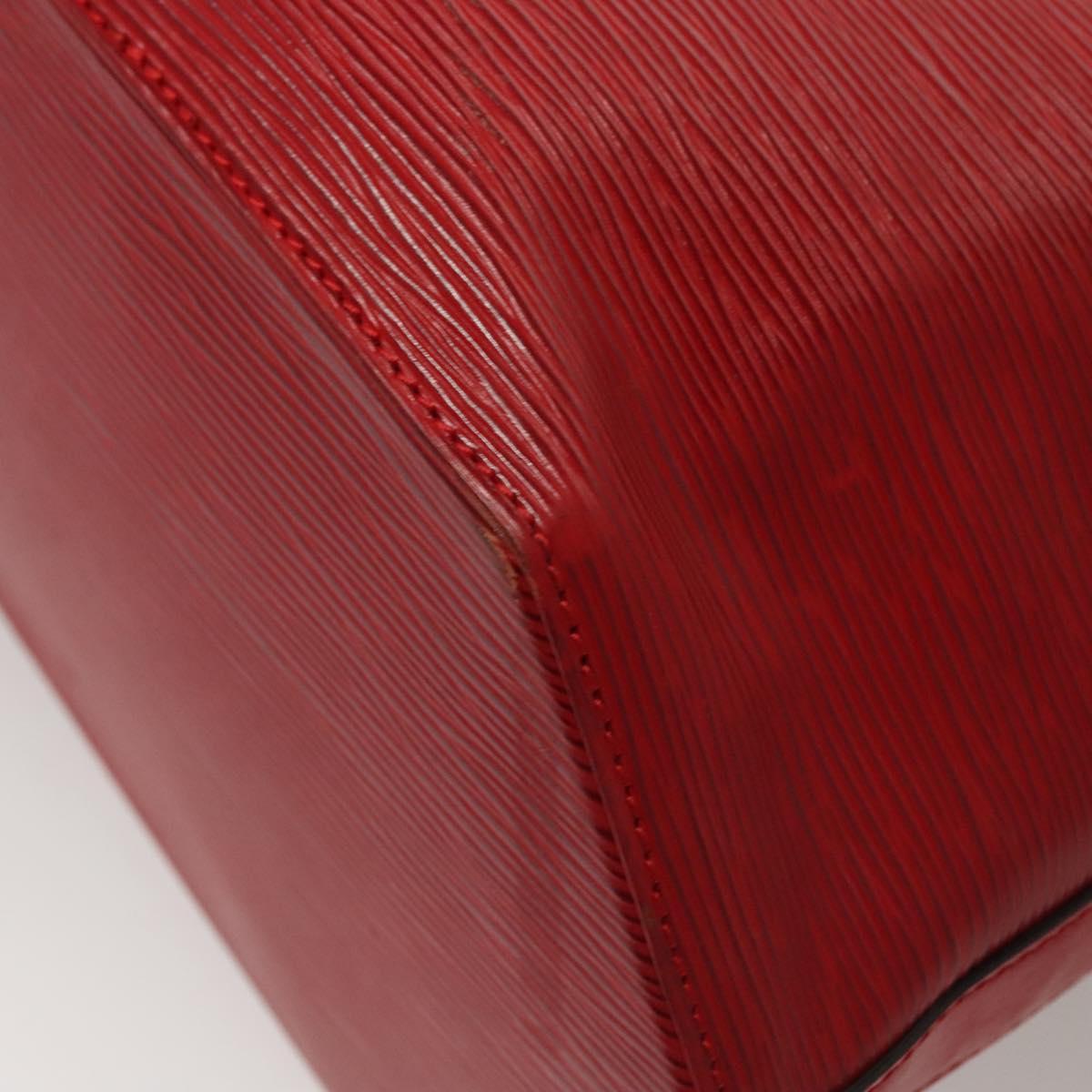 LOUIS VUITTON Epi Sac Depaule PM Shoulder Bag Red M80207 LV Auth sw221