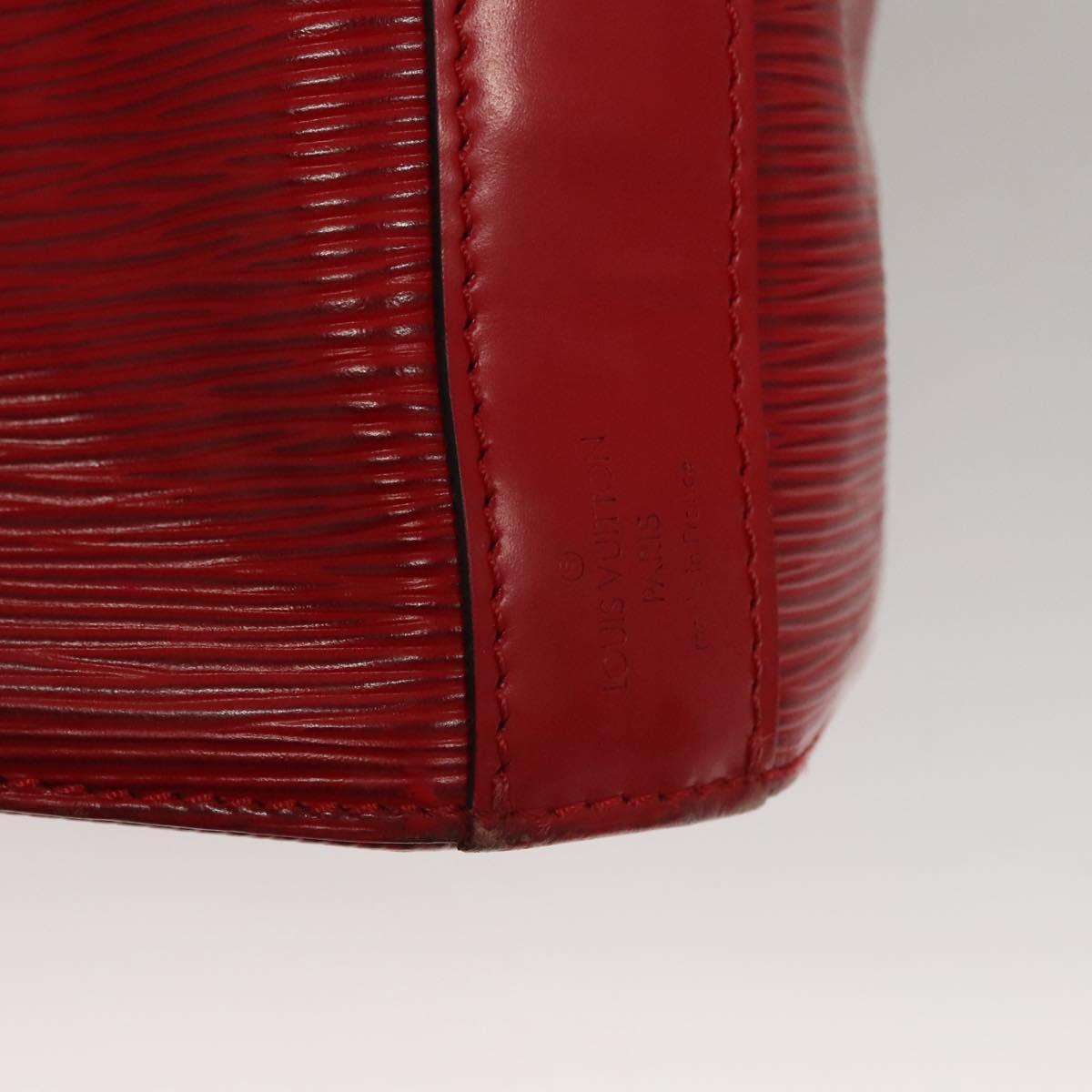 LOUIS VUITTON Epi Sac Depaule PM Shoulder Bag Red M80207 LV Auth sw221