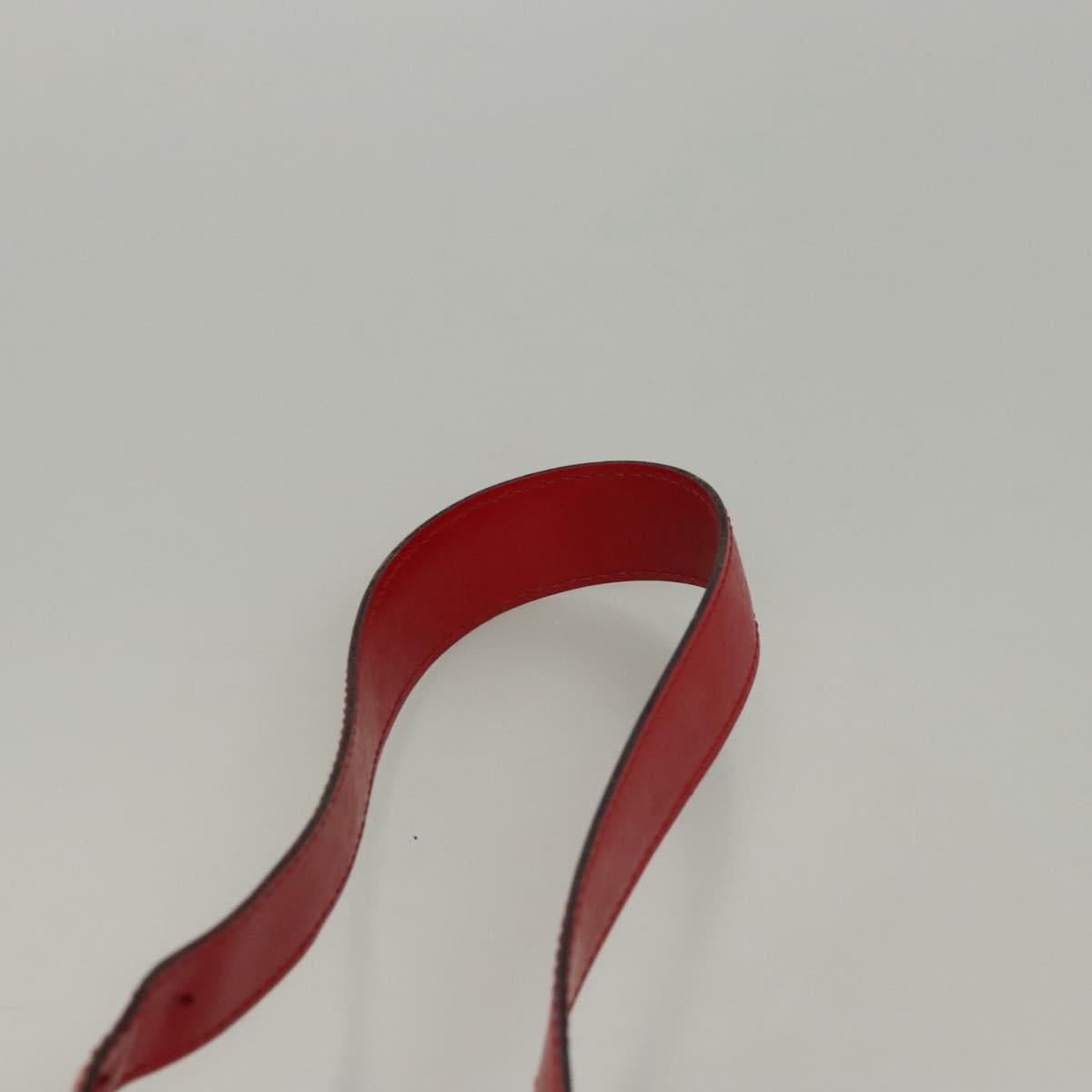 LOUIS VUITTON Epi Sac Depaule PM Shoulder Bag Red M80207 LV Auth sw221