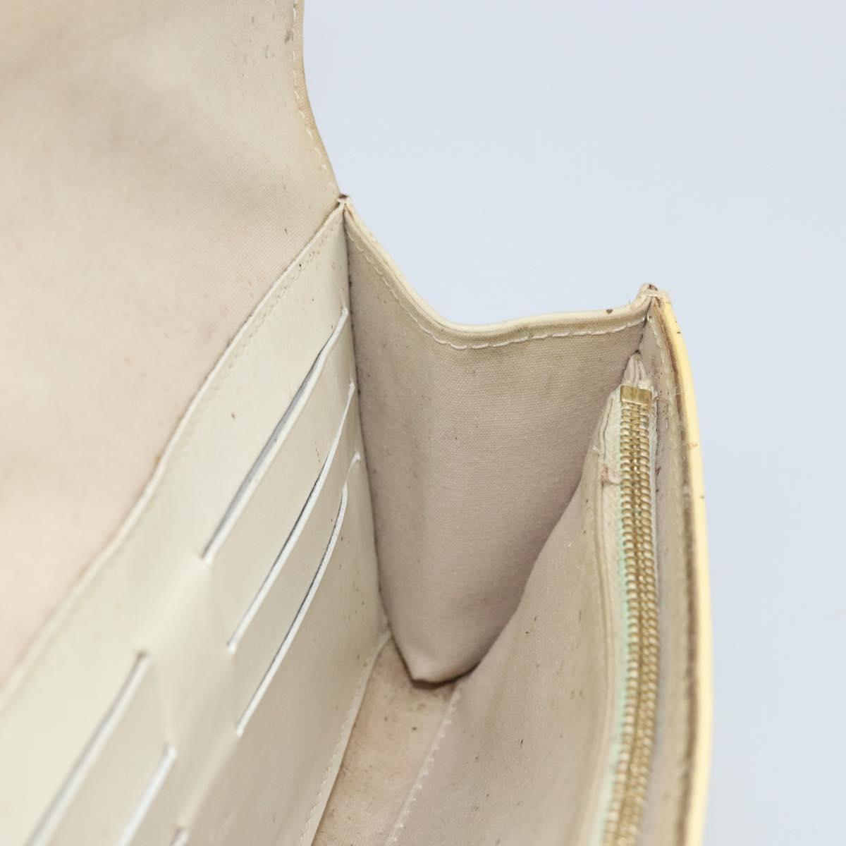 LOUIS VUITTON Vernis Sunset Bluebird Bag Rose florentine M91626 LV Auth SW2242