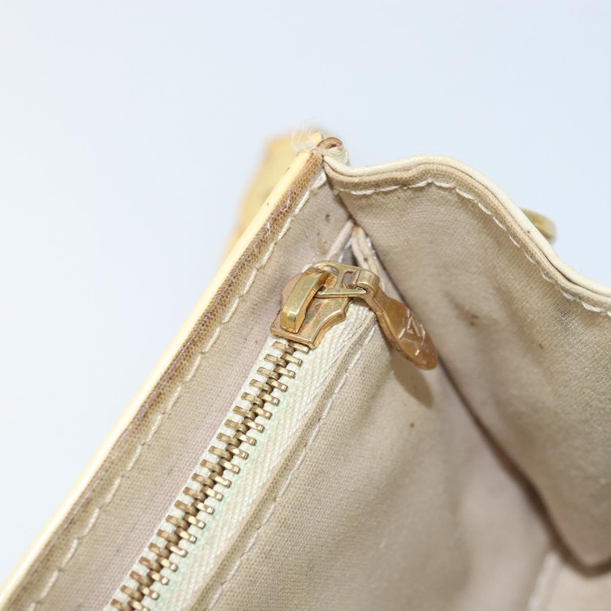 LOUIS VUITTON Vernis Sunset Bluebird Bag Rose florentine M91626 LV Auth SW2242