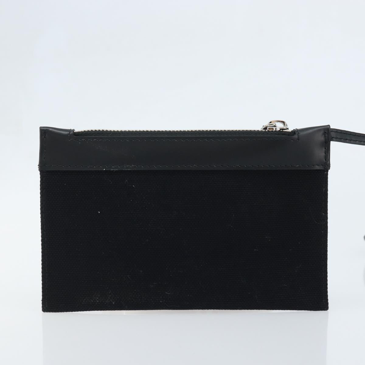 BALENCIAGA Cabas XS Tote Bag Canvas 2way Black Silver 390346 Auth SW2262SAM
