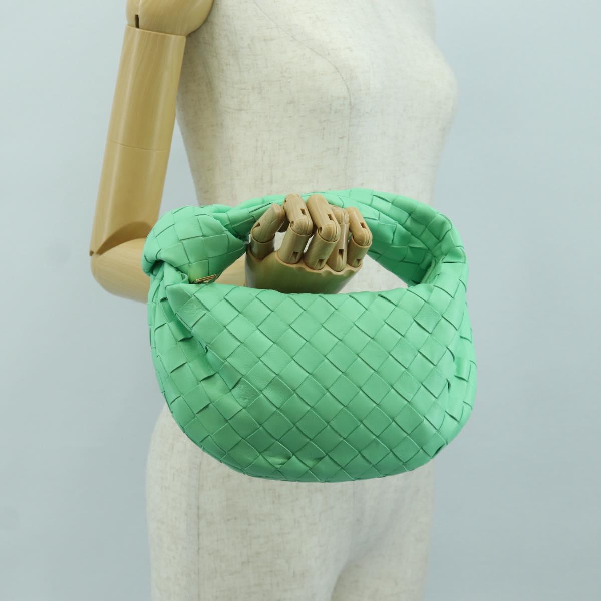 BOTTEGA VENETA INTRECCIATO Mini Jody Bag Green 651876 VCPP5 V1GG0 Auth SW2265SAM