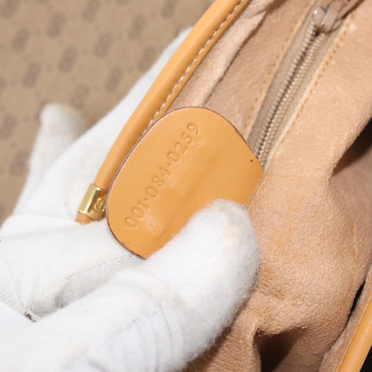 GUCCI Micro GG Supreme Shoulder Bag PVC Beige Gold 001 084 0259 Auth SW2278