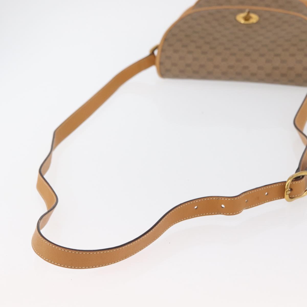 GUCCI Micro GG Supreme Shoulder Bag PVC Beige Gold 001 084 0259 Auth SW2278