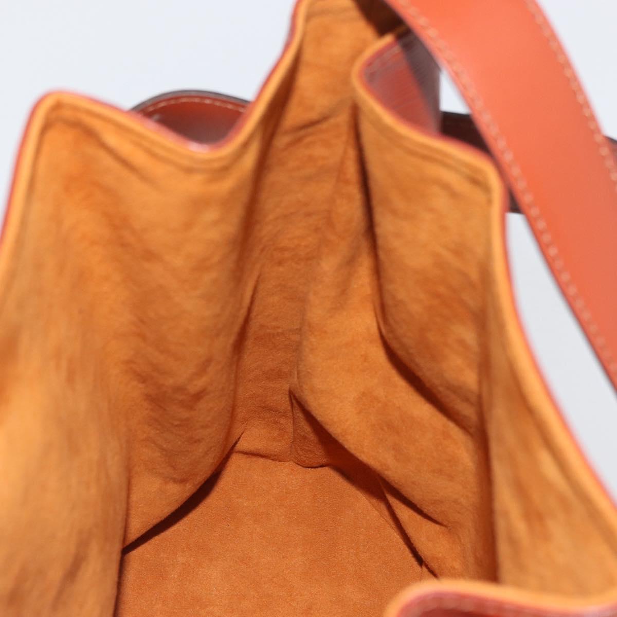 LOUIS VUITTON Epi Sac De Paul PM Shoulder Bag Brown M80203 LV Auth SW2283