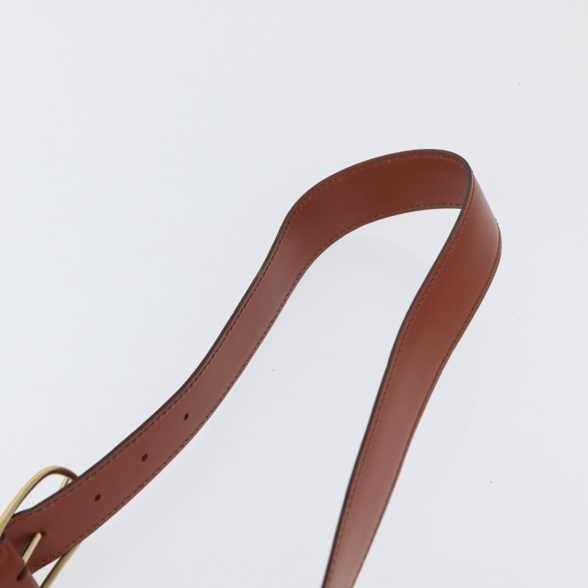 LOUIS VUITTON Epi Sac De Paul PM Shoulder Bag Brown M80203 LV Auth SW2283