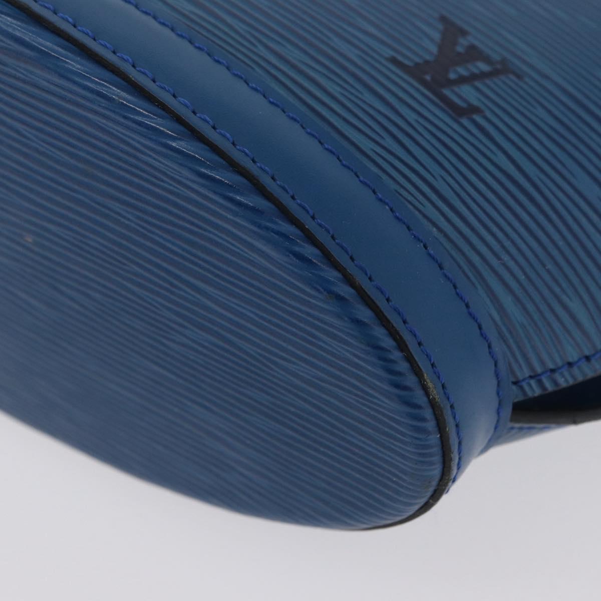 LOUIS VUITTON Epi Saint Jacques Shoulder Bag Blue M52275 LV Auth SW2284