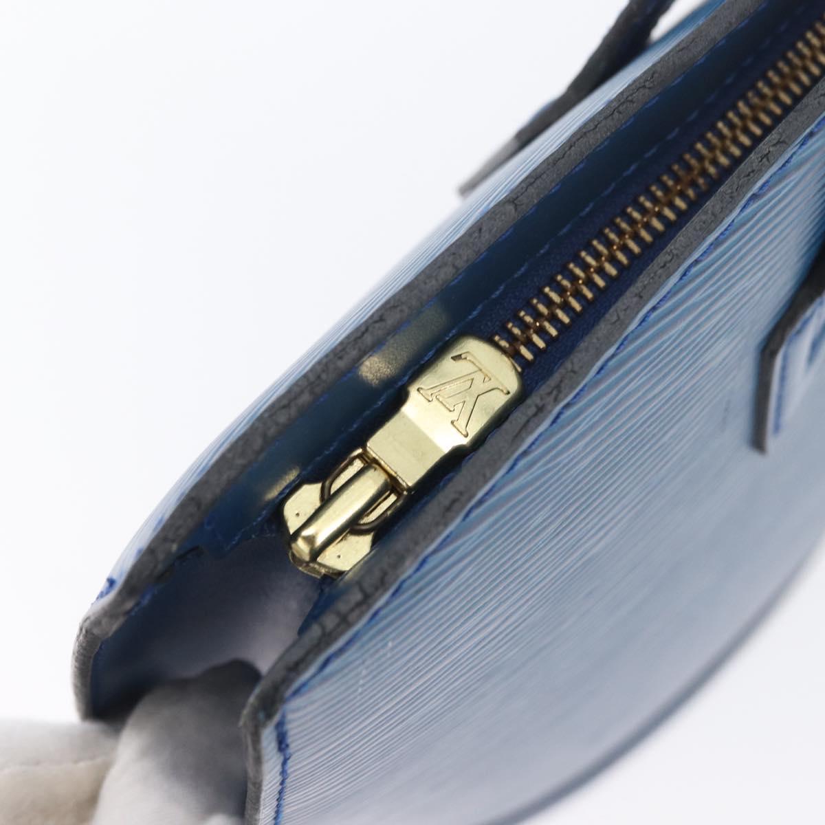 LOUIS VUITTON Epi Saint Jacques Shoulder Bag Blue M52275 LV Auth SW2284