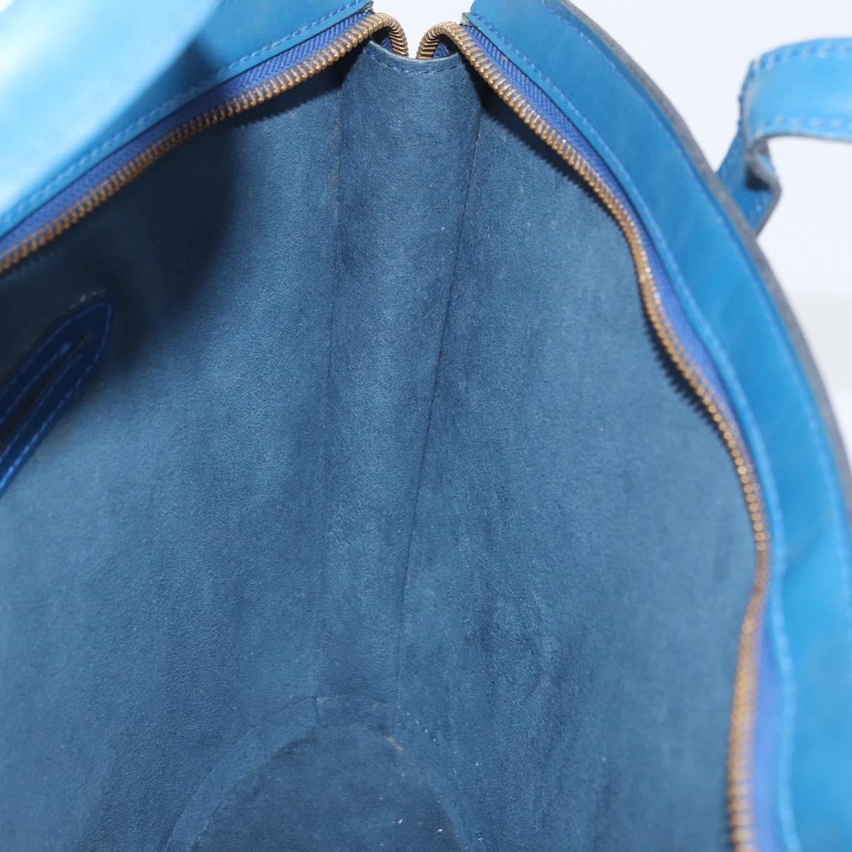 LOUIS VUITTON Epi Saint Jacques Shoulder Bag Blue M52275 LV Auth SW2284