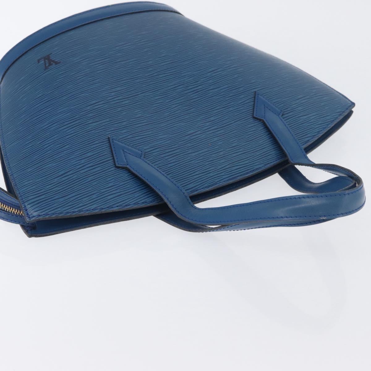 LOUIS VUITTON Epi Saint Jacques Shoulder Bag Blue M52275 LV Auth SW2284