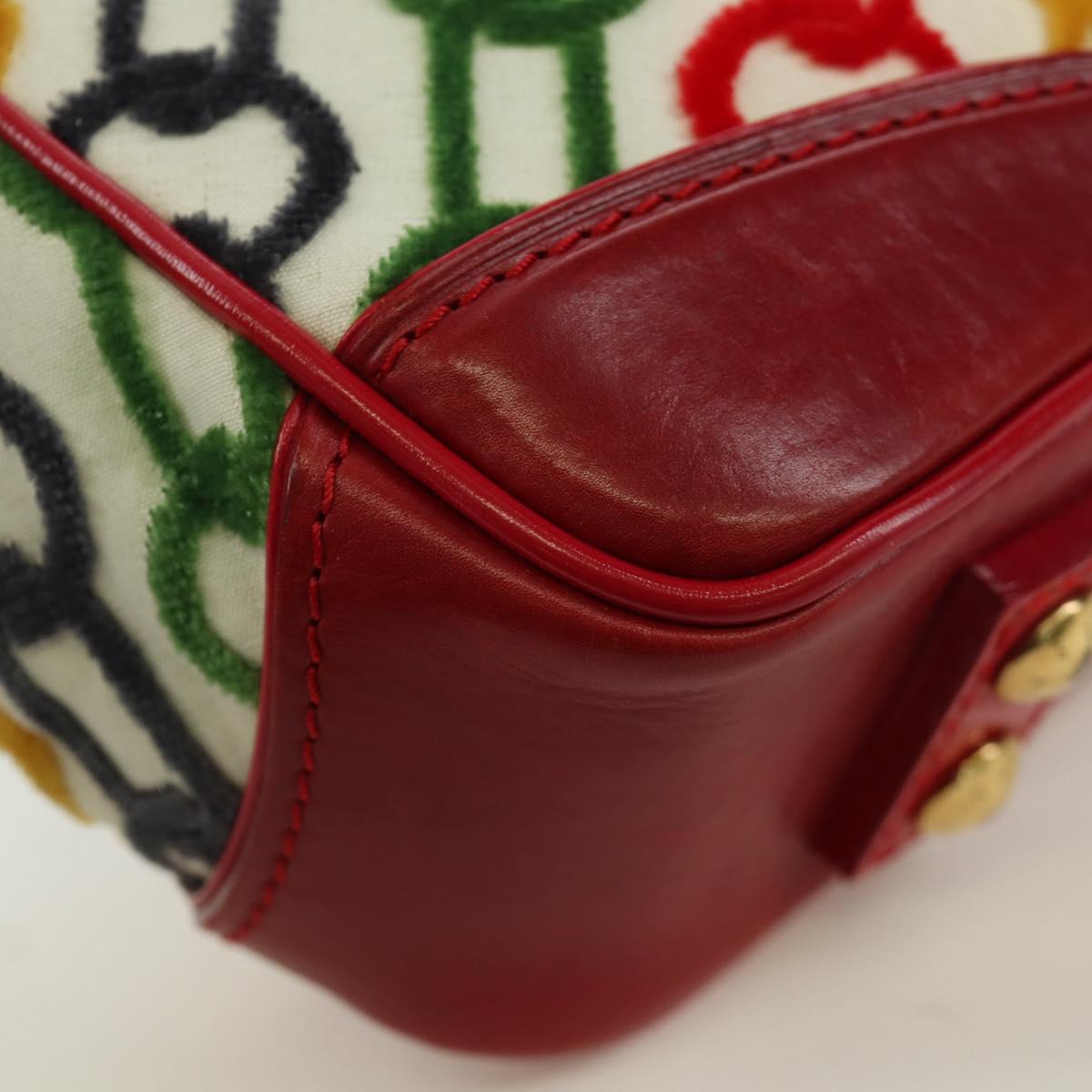 LOUIS VUITTON Monogram Velvet Chain Dolly Pochette Hand Bag M95208 Auth SW2287SM