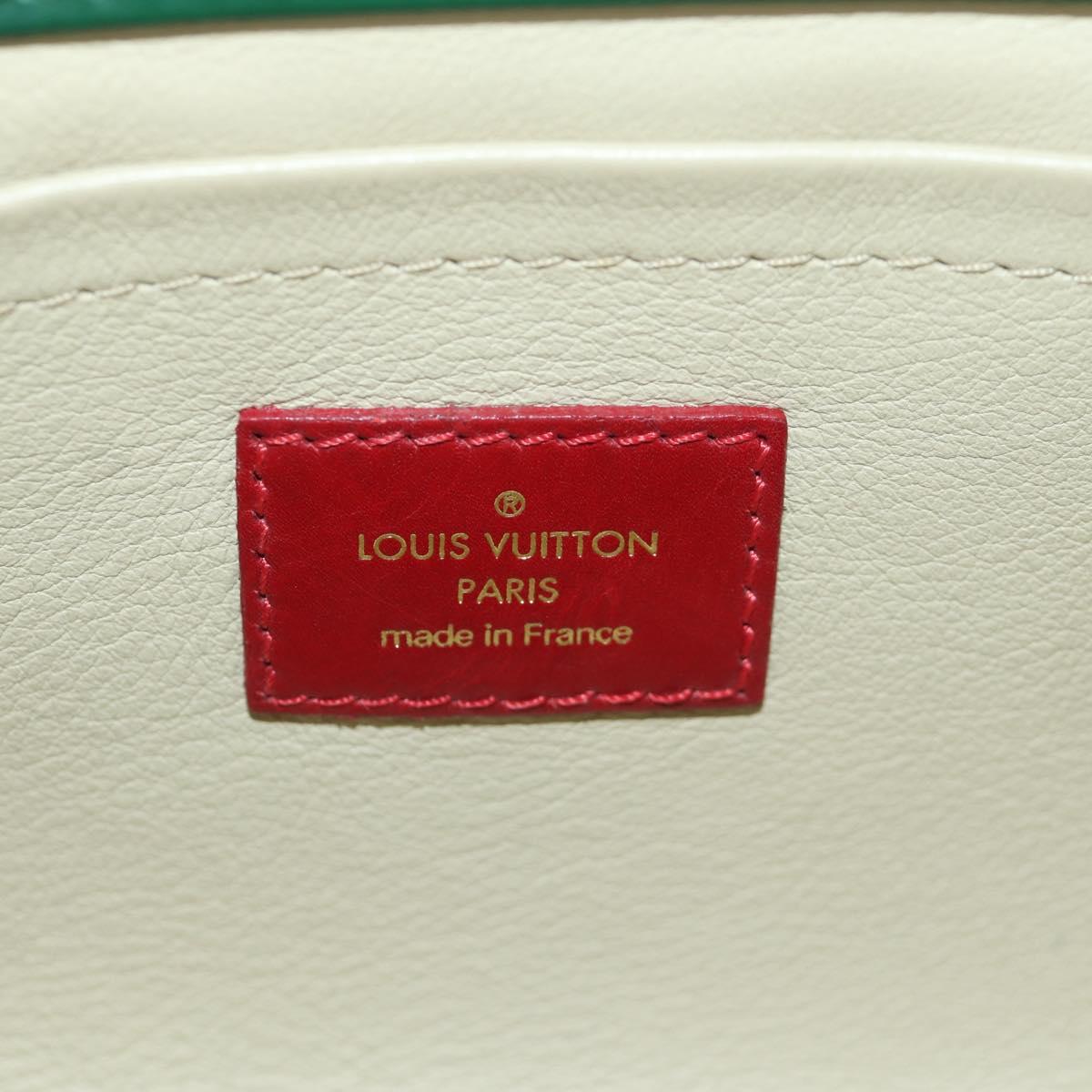 LOUIS VUITTON Monogram Velvet Chain Dolly Pochette Hand Bag M95208 Auth SW2287SM