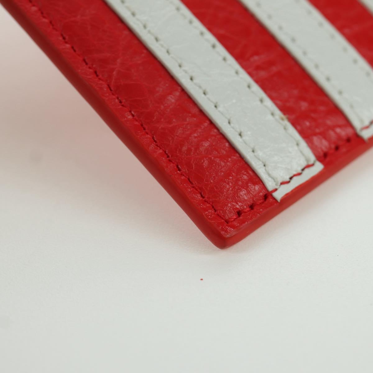 BALENCIAGA adidas Collaboration Fragment Case Leather Red 721894 Auth SW2295M