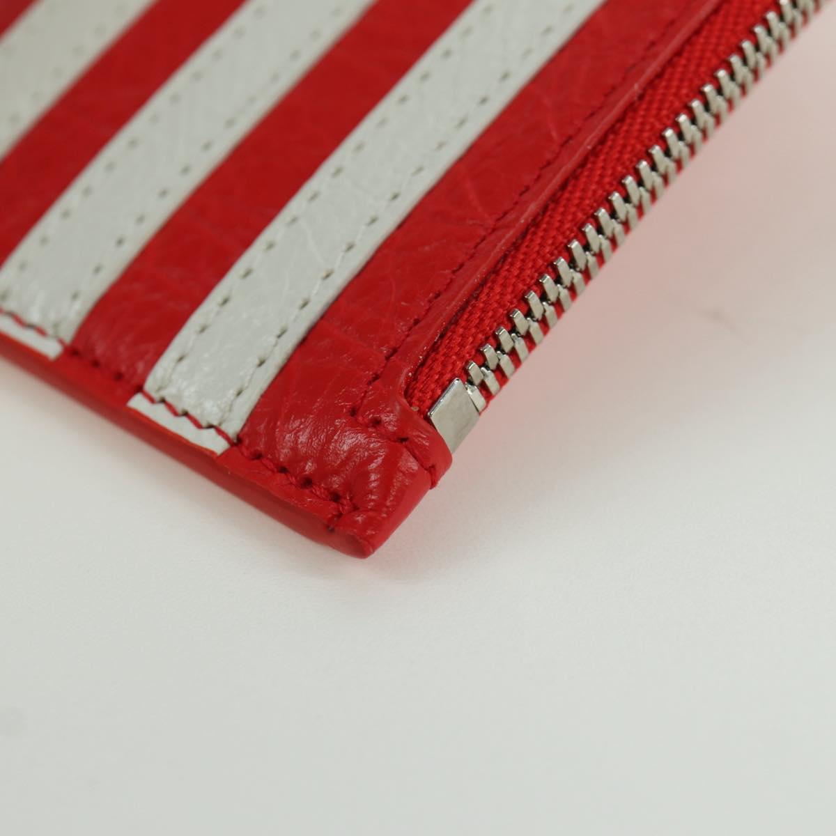 BALENCIAGA adidas Collaboration Fragment Case Leather Red 721894 Auth SW2295M