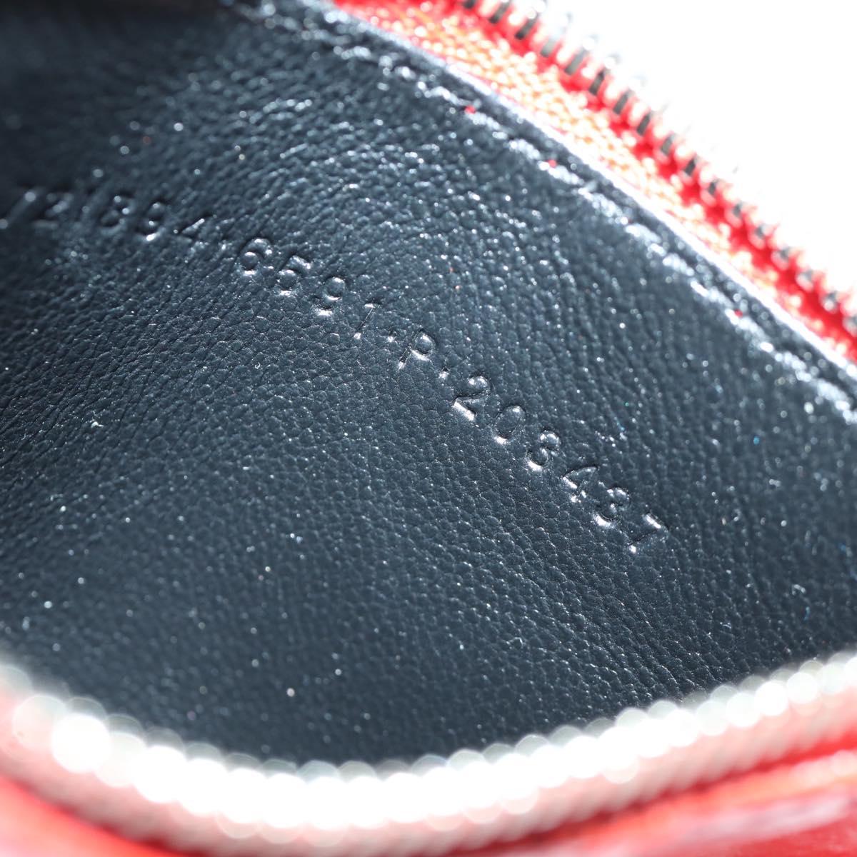 BALENCIAGA adidas Collaboration Fragment Case Leather Red 721894 Auth SW2295M
