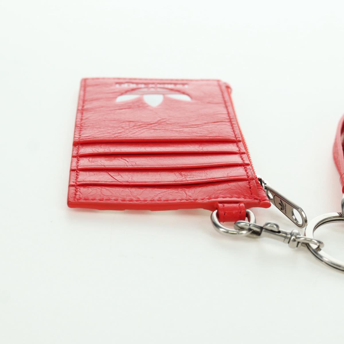 BALENCIAGA adidas Collaboration Fragment Case Leather Red 721894 Auth SW2295M