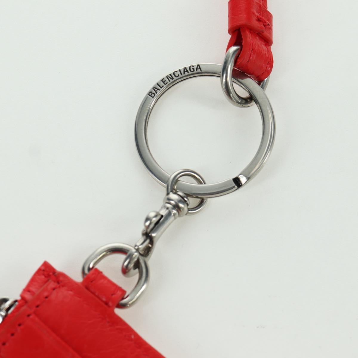 BALENCIAGA adidas Collaboration Fragment Case Leather Red 721894 Auth SW2295M