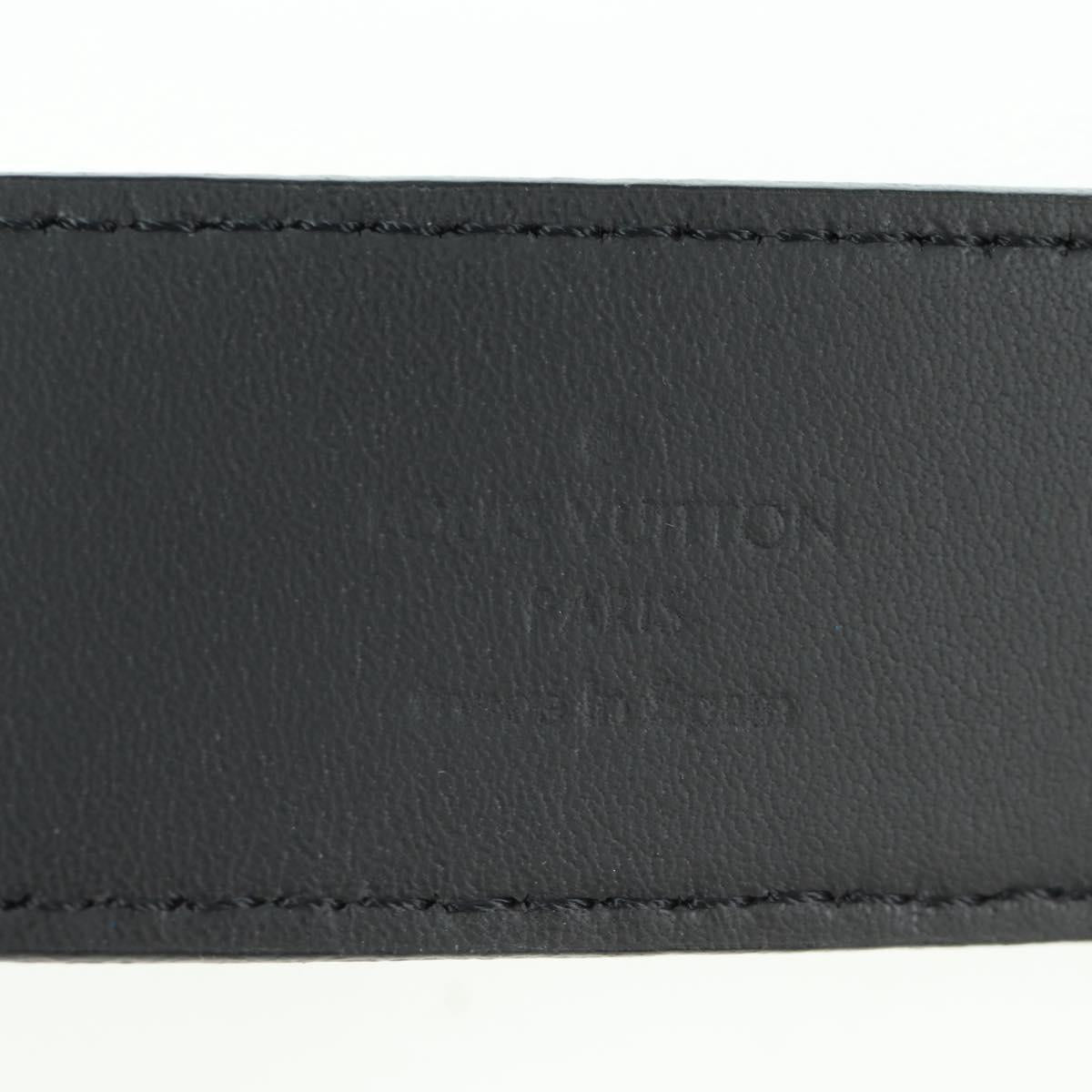 LOUIS VUITTON Taiga Ceinture Metropole Belt 41.7"" Ardoise M0002 LV Auth SW2308V