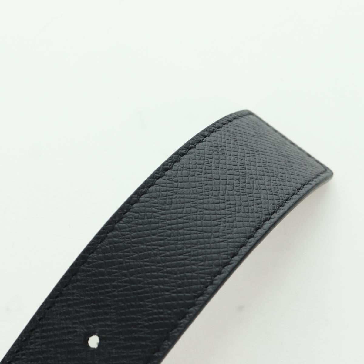 LOUIS VUITTON Taiga Ceinture Metropole Belt 41.7"" Ardoise M0002 LV Auth SW2308V