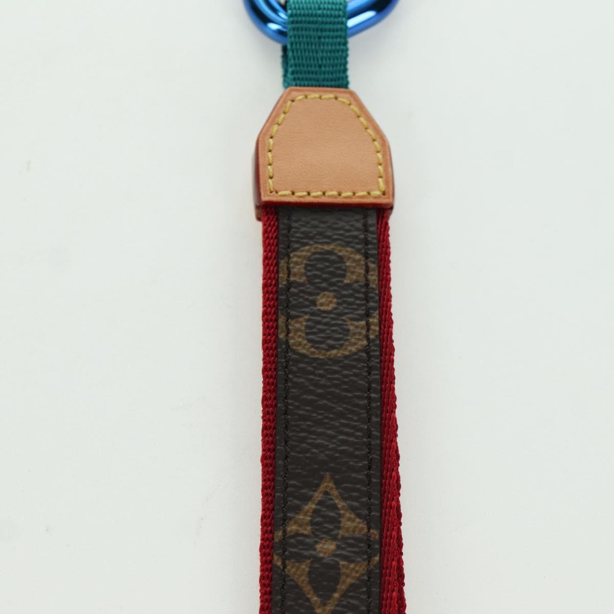 LOUIS VUITTON Monogram Porte Cles Sangle Charm MP1959 LV Auth SW2310M