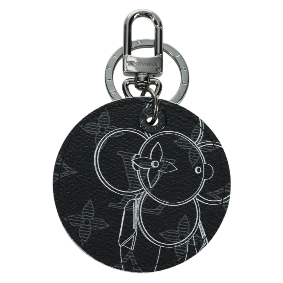 LOUIS VUITTON Monogram Eclipse Porte ClesVivienne Charm MP1993 LV Auth SW2315M