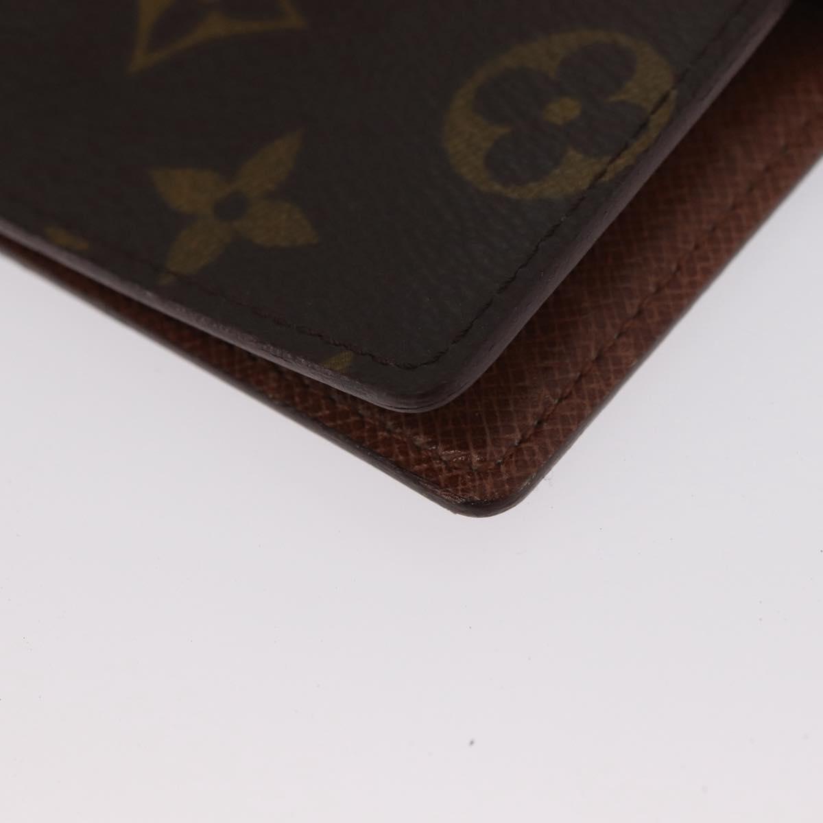 LOUIS VUITTON Monogram Agenda PM Day Planner Cover R20005 LV Auth SW2332