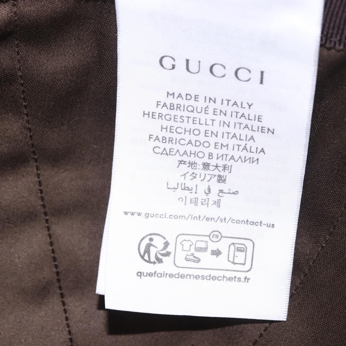 GUCCI GG Canvas Yuko Higuchi Cap Beige 847862 Auth SW2340SAM