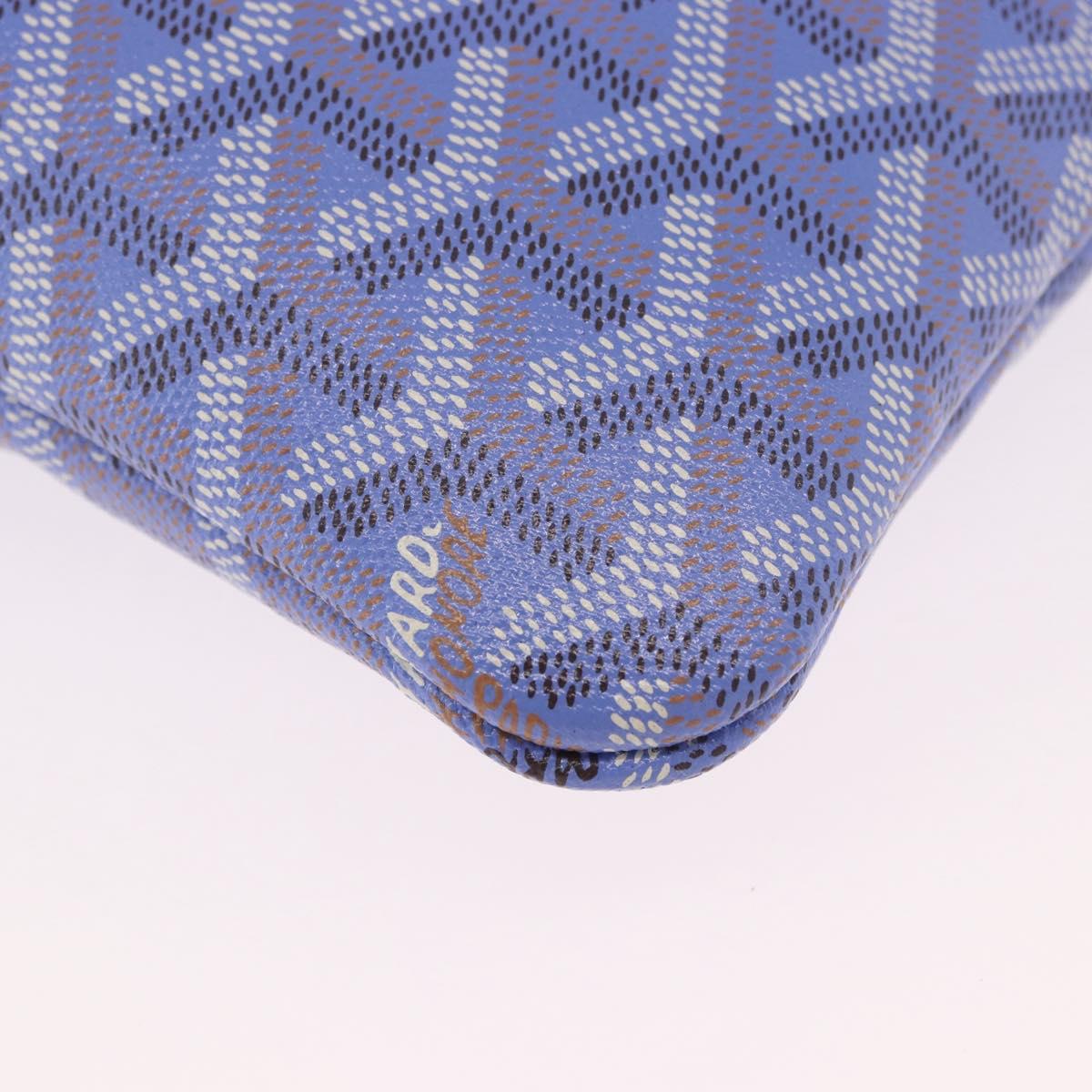 GOYARD Herringbone 2025 Poitiers Bag Iris Limited Edition PVC Blue Auth SW2344SM