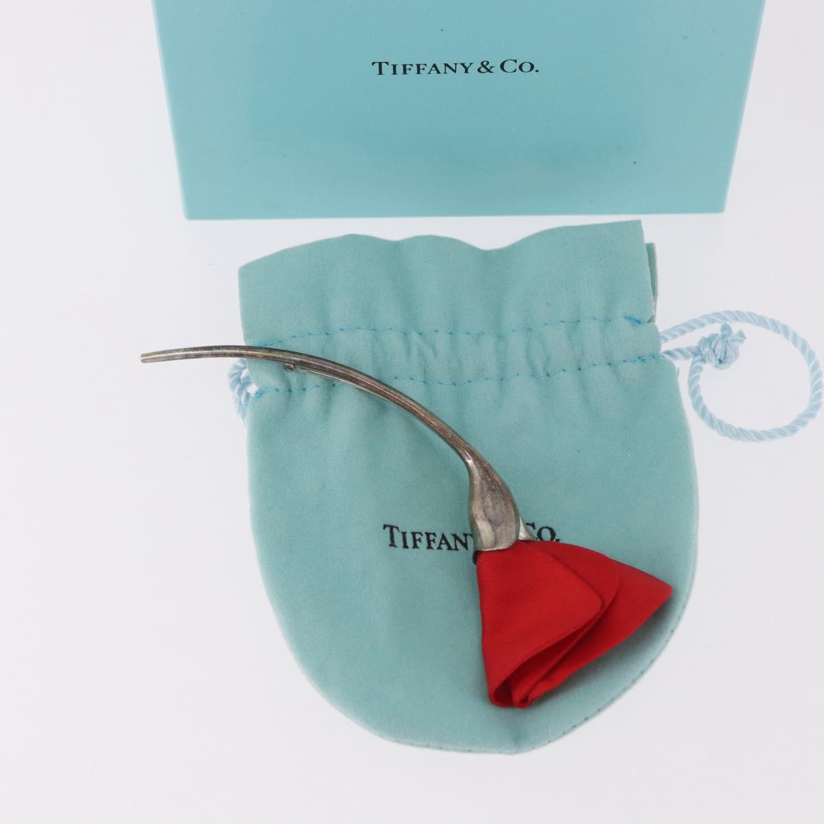 TIFFANY&Co. Amapola Brooch Ag925 Silver Auth SW2346M