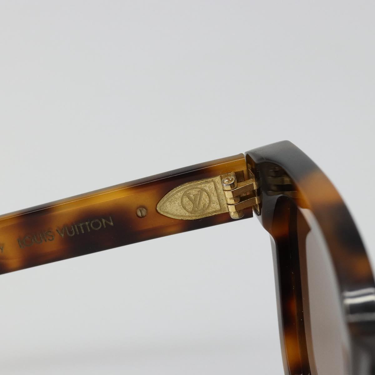 LOUIS VUITTON My Monogram Square Sunglasses plastic Brown Z1524E LV Auth SW2348